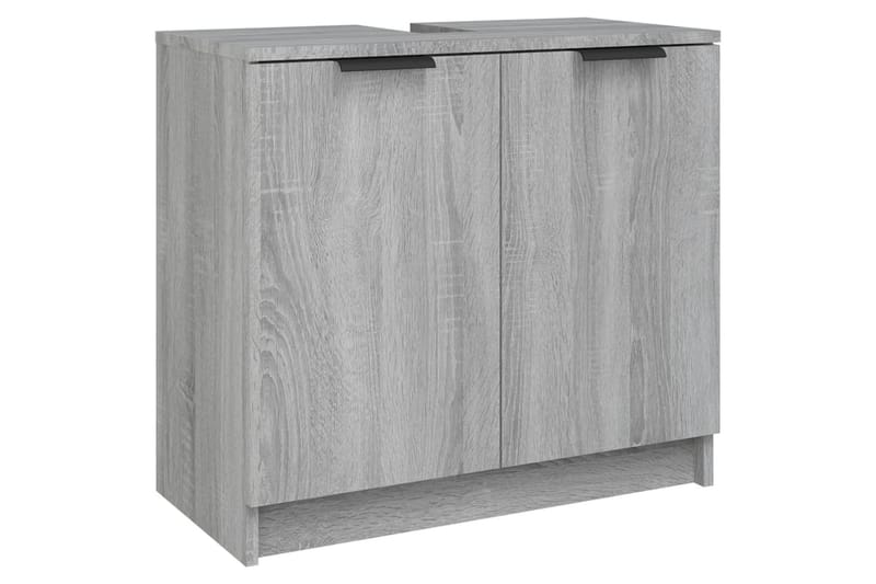 beBasic Badrumsskåp grå sonoma 64,5x33,5x59 cm konstruerat trä - Förvaring - Badrumsförvaring & tvättstuga inredning - Badrumsskåp