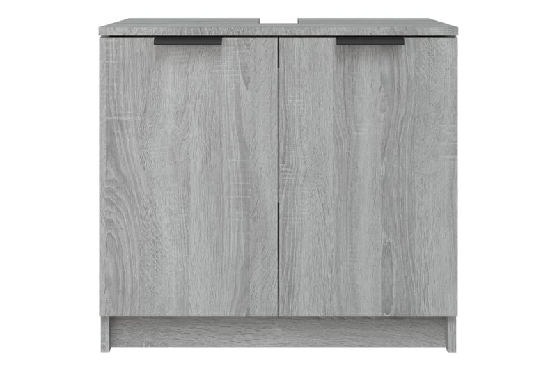 beBasic Badrumsskåp grå sonoma 64,5x33,5x59 cm konstruerat trä - Förvaring - Badrumsförvaring & tvättstuga inredning - Badrumsskåp