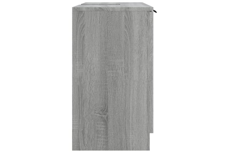 beBasic Badrumsskåp grå sonoma 64,5x33,5x59 cm konstruerat trä - Förvaring - Badrumsförvaring & tvättstuga inredning - Badrumsskåp