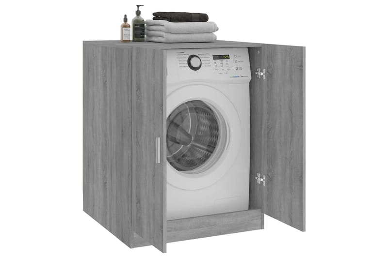 beBasic Badrumsskåp grå sonoma-ek 71x71,5x91,5 cm - Förvaring - Badrumsförvaring & tvättstuga inredning - Badrumsskåp