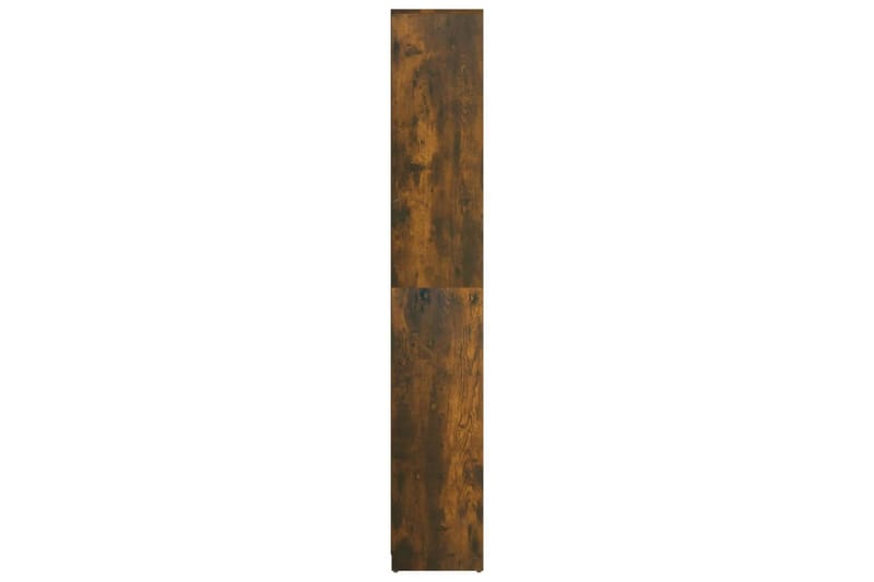 beBasic Badrumsskåp rökfärgad ek 30x30x183,5 cm konstruerat trä - Förvaring - Badrumsförvaring & tvättstuga inredning - Badrumsskåp