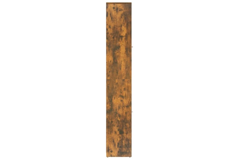 beBasic Badrumsskåp rökfärgad ek 30x30x183,5 cm konstruerat trä - Förvaring - Badrumsförvaring & tvättstuga inredning - Badrumsskåp