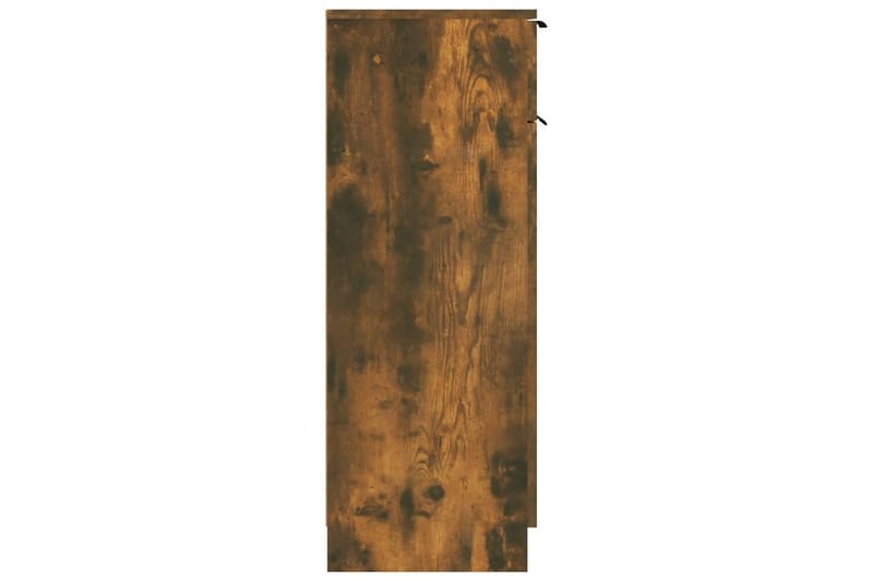 beBasic Badrumsskåp rökfärgad ek 32x34x90 cm konstruerat trä - Förvaring - Badrumsförvaring & tvättstuga inredning - Badrumsskåp