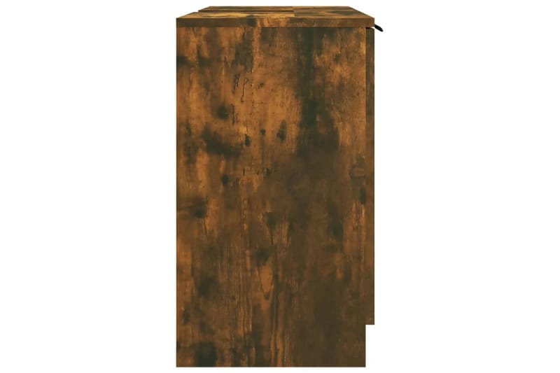 beBasic Badrumsskåp rökfärgad ek 64,5x33,5x59 cm konstruerat trä - Förvaring - Badrumsförvaring & tvättstuga inredning - Badrumsskåp