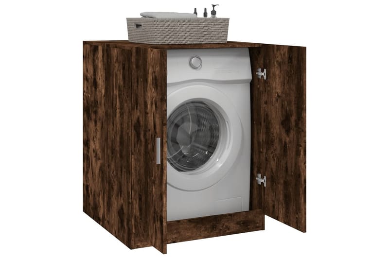 beBasic Badrumsskåp rökfärgad ek 71x71,5x91,5 cm - Förvaring - Badrumsförvaring & tvättstuga inredning - Badrumsskåp