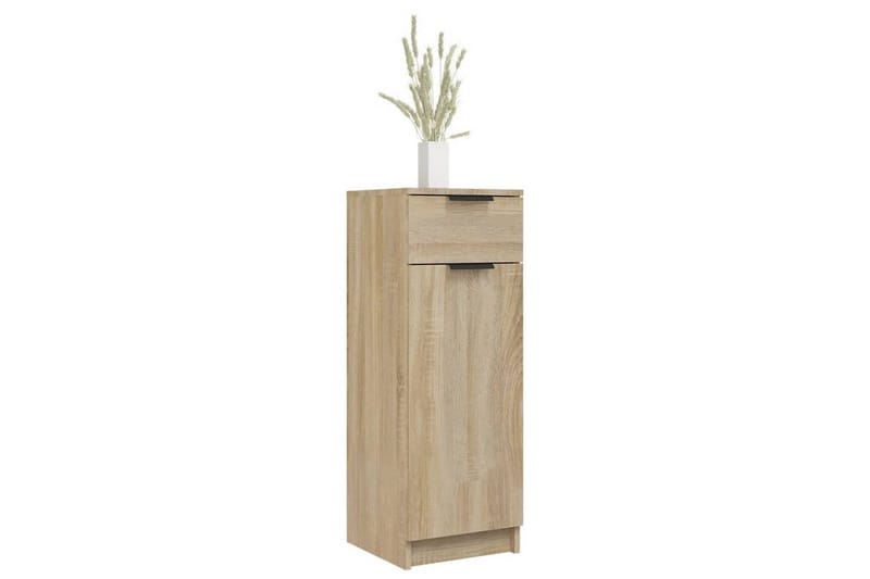 beBasic Badrumsskåp sonoma-ek 32x34x90 cm konstruerat trä - Förvaring - Badrumsförvaring & tvättstuga inredning - Badrumsskåp
