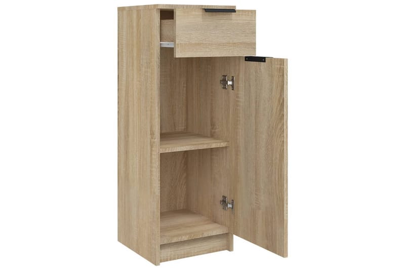 beBasic Badrumsskåp sonoma-ek 32x34x90 cm konstruerat trä - Förvaring - Badrumsförvaring & tvättstuga inredning - Badrumsskåp