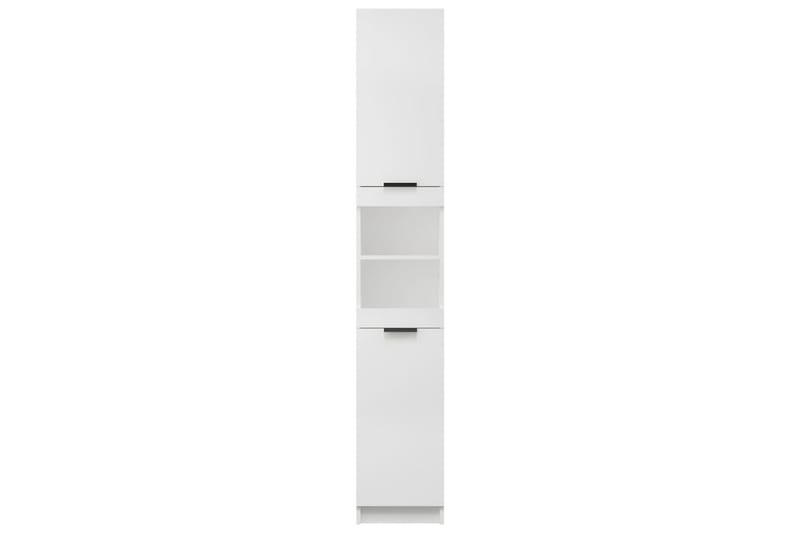 beBasic Badrumsskåp vit 32x34x188,5 cm konstruerat trä - Förvaring - Badrumsförvaring & tvättstuga inredning - Badrumsskåp