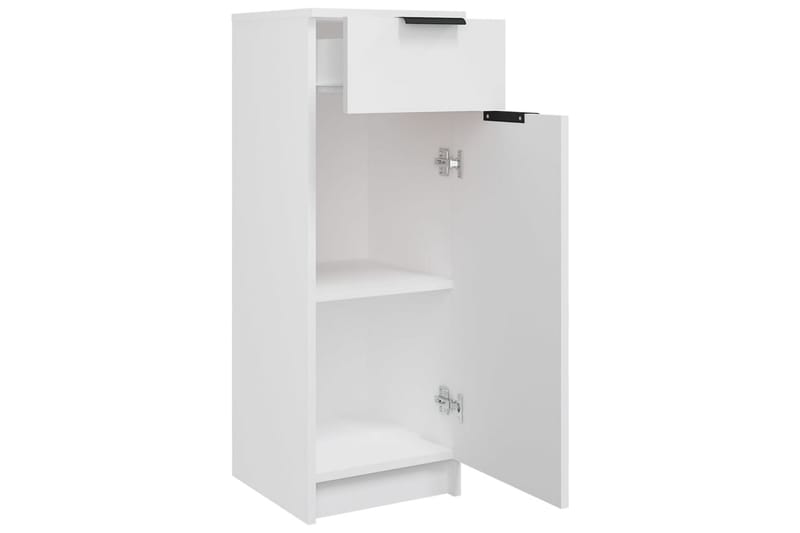 beBasic Badrumsskåp vit 32x34x90 cm konstruerat trä - Förvaring - Badrumsförvaring & tvättstuga inredning - Badrumsskåp