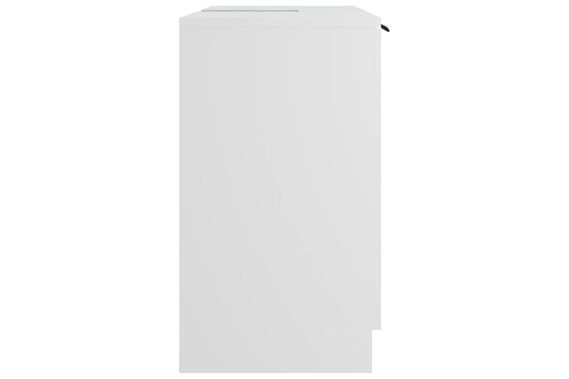 beBasic Badrumsskåp vit 64,5x33,5x59 cm konstruerat trä - Förvaring - Badrumsförvaring & tvättstuga inredning - Badrumsskåp