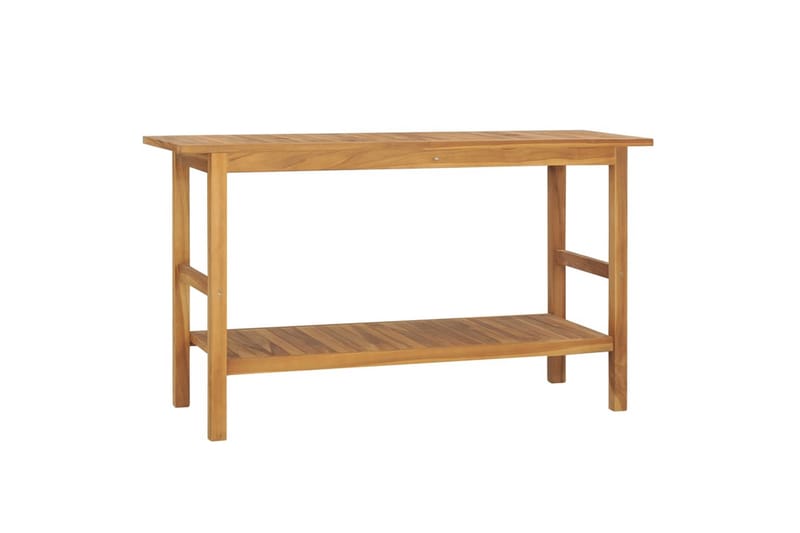 beBasic Badrumsunderskåp massiv teak 132x45x75 cm - Förvaring - Badrumsförvaring & tvättstuga inredning - Badrumsskåp
