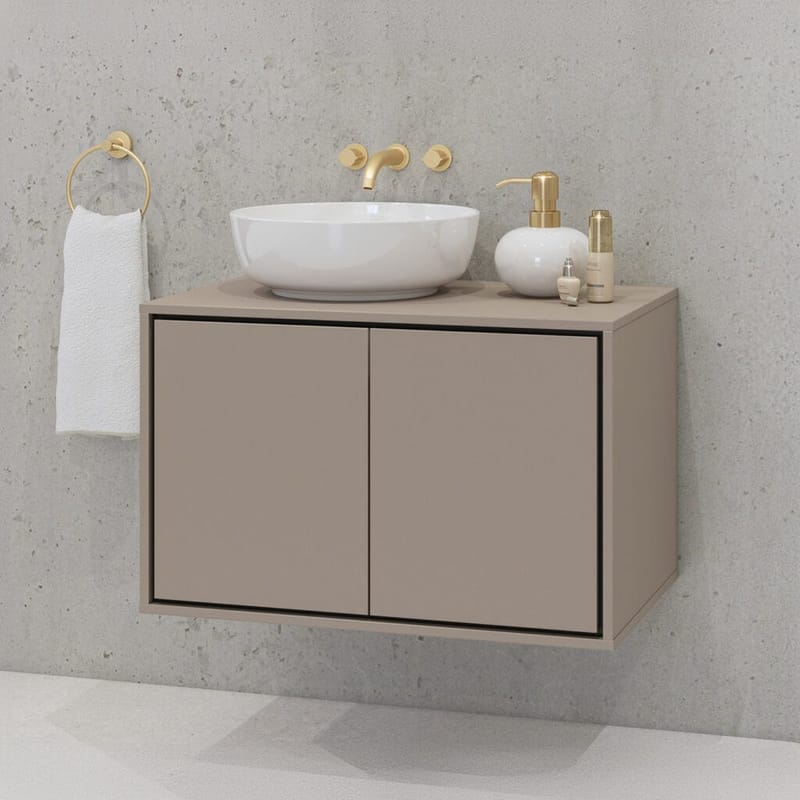 Diskbänkskåp Irvine 2 Dörrar - Kongo, 78 cm - Förvaring - Badrumsförvaring & tvättstuga inredning - Badrumsskåp