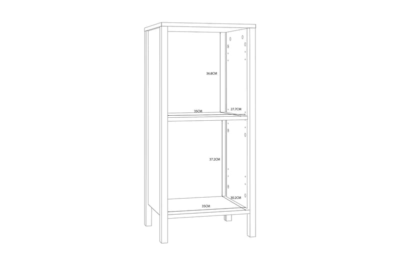 Elsassona Badrumsskåp 40x35 cm - Vit - Förvaring - Badrumsförvaring & tvättstuga inredning - Badrumsskåp