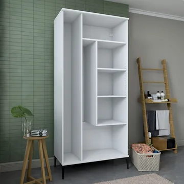 Fenvik Badrumsskåp 90x198,6x45 cm - Vit - Förvaring - Badrumsförvaring & tvättstuga inredning - Badrumsskåp