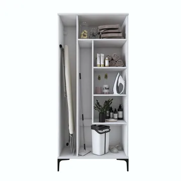 Fenvik Badrumsskåp 90x198,6x45 cm - Vit - Förvaring - Badrumsförvaring & tvättstuga inredning - Badrumsskåp