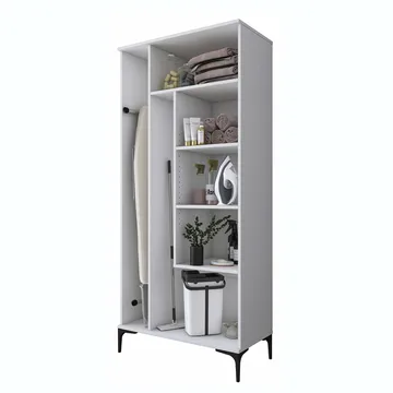 Fenvik Badrumsskåp 90x198,6x45 cm - Vit - Förvaring - Badrumsförvaring & tvättstuga inredning - Badrumsskåp