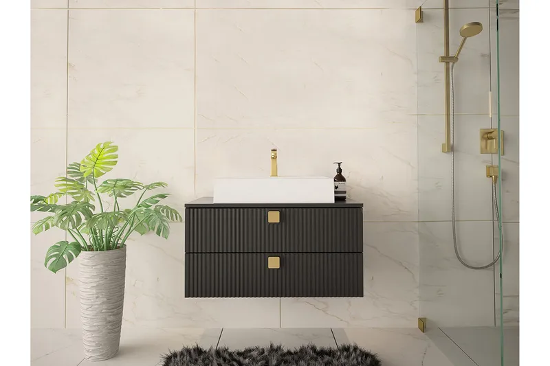 Glenndale Badrumsförvaring Concept 55 Black - Förvaring - Badrumsförvaring & tvättstuga inredning