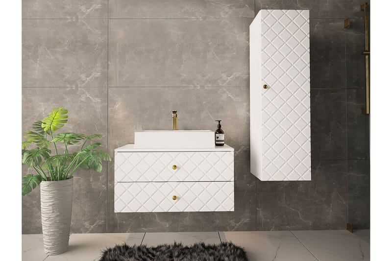 Glenndale Badrumsförvaring Concept 55 White - Förvaring - Badrumsförvaring & tvättstuga inredning