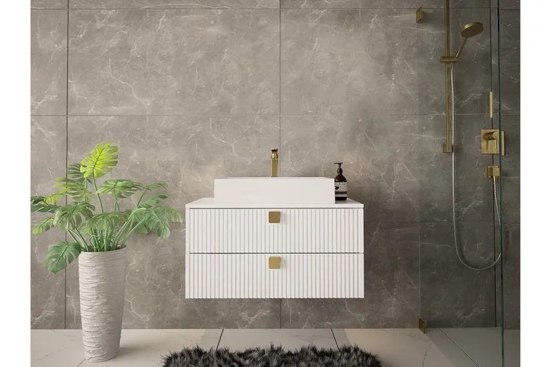 Glenndale Badrumsförvaring Concept 55 White - Förvaring - Badrumsförvaring & tvättstuga inredning