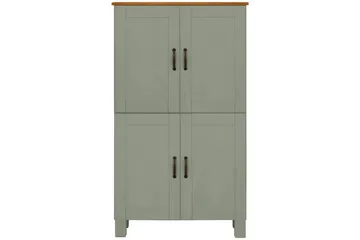 Högskåp till badrum Loft24 Alby Högskåp till Badrum 130x75x30 cm Grön - Förvaring - Badrumsförvaring & tvättstuga inredning - Badrumsskåp