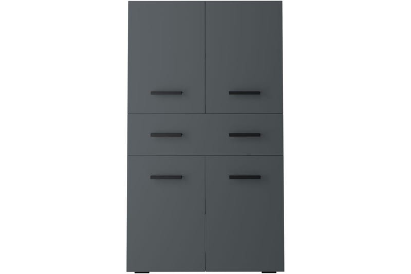 Högskåp till badrum Loft24 Malika Högskåp till Badrum 130x76x35 cm Grå - Förvaring - Badrumsförvaring & tvättstuga inredning - Badrumsskåp