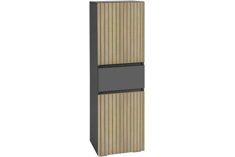 Högskåp till badrum Loft24 Wisla Högskåp till Badrum 130x38x35 cm Nature - Förvaring - Badrumsförvaring & tvättstuga inredning - Badrumsskåp