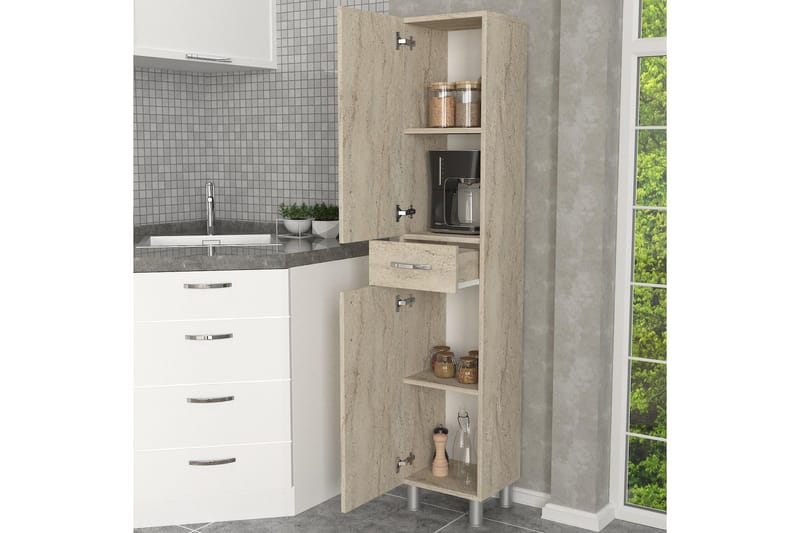 Högskåp till badrum Namo Högskåp Badrum Beige - Förvaring - Badrumsförvaring & tvättstuga inredning - Badrumsskåp