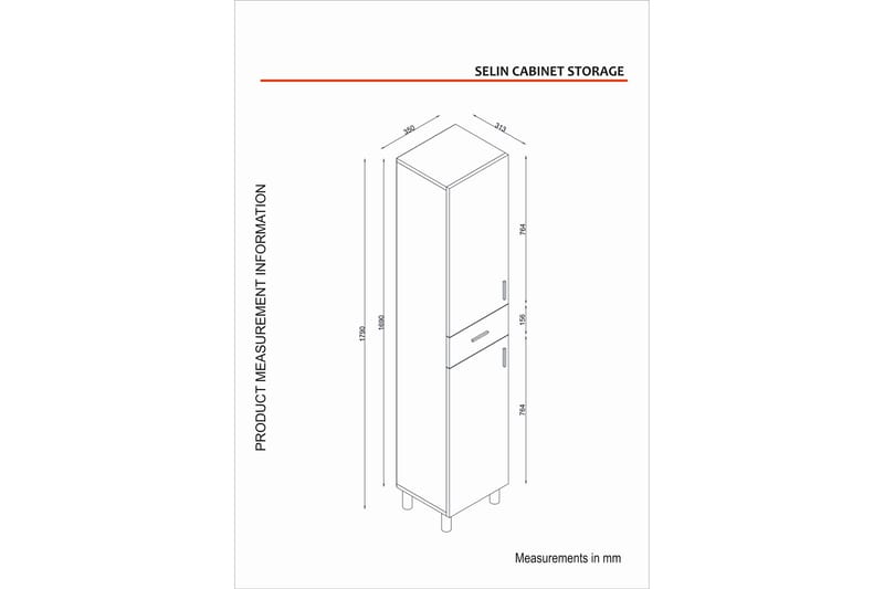 Högskåp till badrum Namo Högskåp Badrum Beige - Förvaring - Badrumsförvaring & tvättstuga inredning - Badrumsskåp