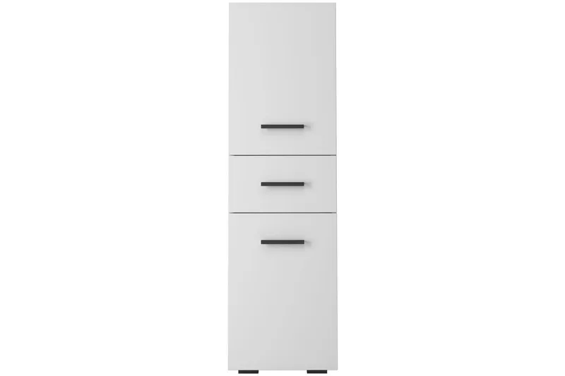 Malika Högskåp till Badrum 130x38x35 cm - Vit - Förvaring - Badrumsförvaring & tvättstuga inredning - Badrumsskåp