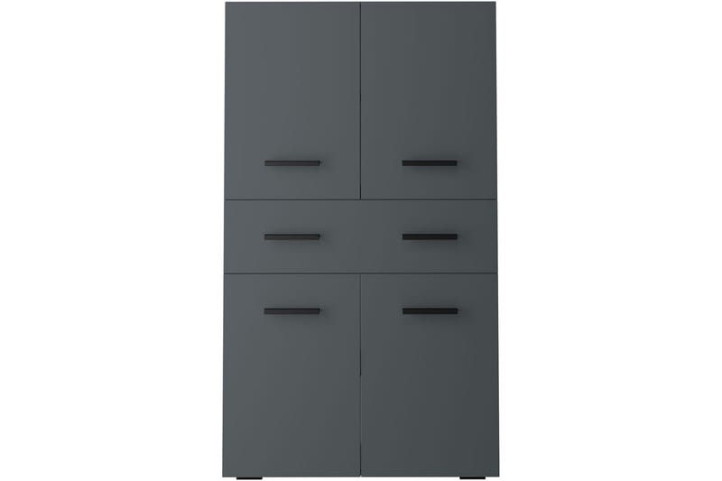 Malika Högskåp till Badrum 130x76x35 cm - Grå - Förvaring - Badrumsförvaring & tvättstuga inredning - Badrumsskåp