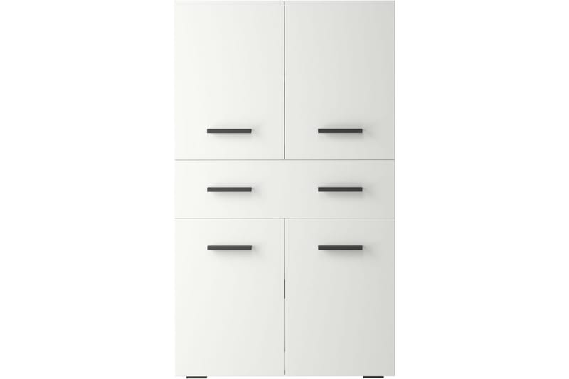 Malika Högskåp till Badrum 130x76x35 cm - Vit - Förvaring - Badrumsförvaring & tvättstuga inredning - Badrumsskåp