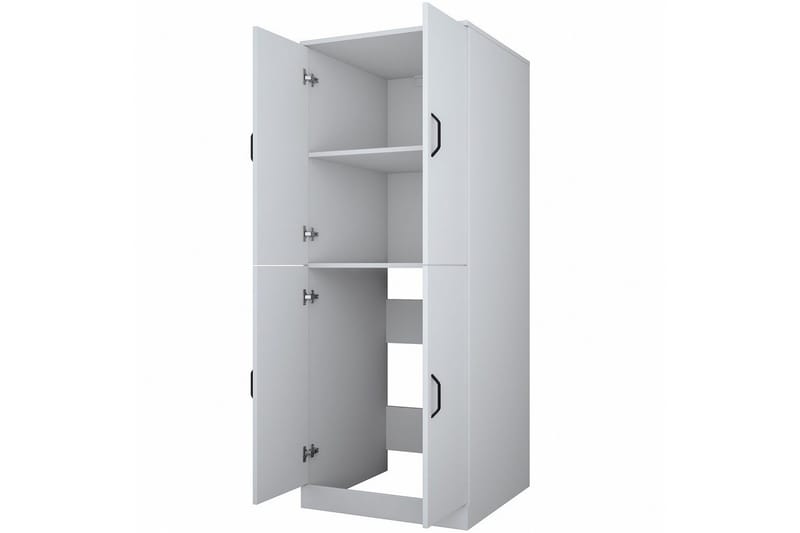 Tvättmaskinsskåp Ostwerwaltia Vit - Vit - Förvaring - Badrumsförvaring & tvättstuga inredning - Badrumsskåp