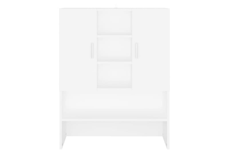 Tvättmaskinsskåp vit 70,5x25,5x90 cm - Förvaring - Badrumsförvaring & tvättstuga inredning - Badrumsskåp