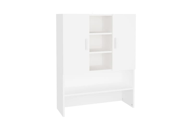 Tvättmaskinsskåp vit 70,5x25,5x90 cm - Förvaring - Badrumsförvaring & tvättstuga inredning - Badrumsskåp