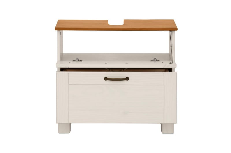 Tvättställsskåp Alby 1 låda, Vit/Honung - 1 låda, Vit/Honung - Förvaring - Badrumsförvaring & tvättstuga inredning - Badrumsskåp