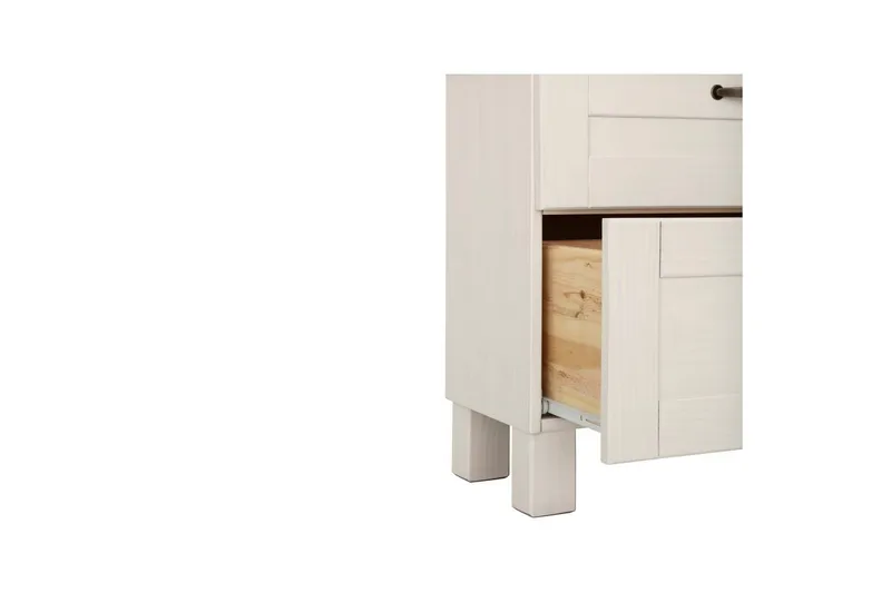 Tvättställsskåp Alby 1 låda, Vit/Honung - 1 låda, Vit/Honung - Förvaring - Badrumsförvaring & tvättstuga inredning - Badrumsskåp