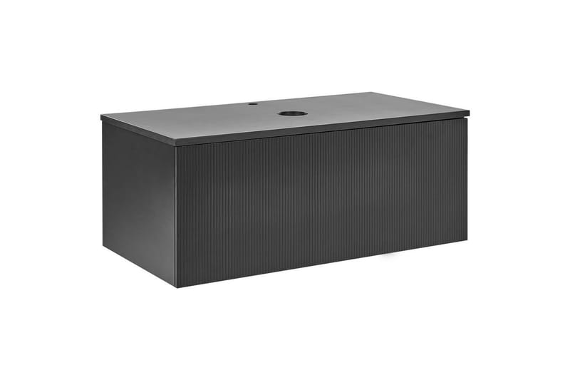 Tvättställsskåp Alzira Svart, 100x52x40 cm - Svart, 100x52x40 cm - Förvaring - Badrumsförvaring & tvättstuga inredning - Badrumsskåp