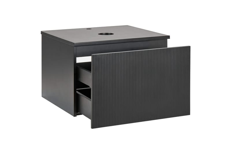 Tvättställsskåp Alzira Svart, 60x52x40 cm - Svart, 60x52x40 cm - Förvaring - Badrumsförvaring & tvättstuga inredning - Badrumsskåp