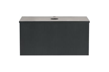 Tvättställsskåp Alzira Svart, 80x52x40 cm - Svart, 80x52x40 cm - Förvaring - Badrumsförvaring & tvättstuga inredning - Badrumsskåp
