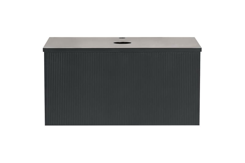 Tvättställsskåp Alzira Svart, 80x52x40 cm - Svart, 80x52x40 cm - Förvaring - Badrumsförvaring & tvättstuga inredning - Badrumsskåp