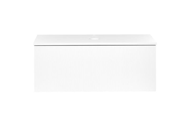 Tvättställsskåp Alzira Vit, 100x52x40 cm - Vit, 100x52x40 cm - Förvaring - Badrumsförvaring & tvättstuga inredning - Badrumsskåp