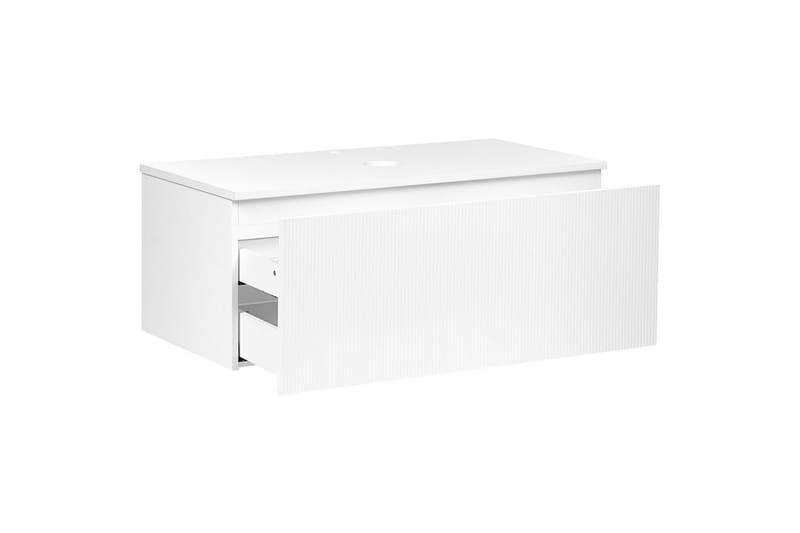 Tvättställsskåp Alzira Vit, 100x52x40 cm - Vit, 100x52x40 cm - Förvaring - Badrumsförvaring & tvättstuga inredning - Badrumsskåp