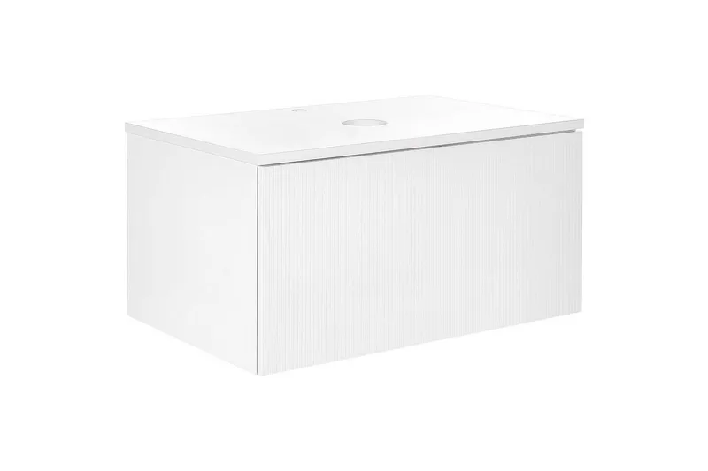 Tvättställsskåp Alzira Vit, 80x52x40 cm, Vit, 80x52x40 cm