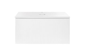Tvättställsskåp Alzira Vit, 80x52x40 cm - Vit, 80x52x40 cm - Förvaring - Badrumsförvaring & tvättstuga inredning - Badrumsskåp