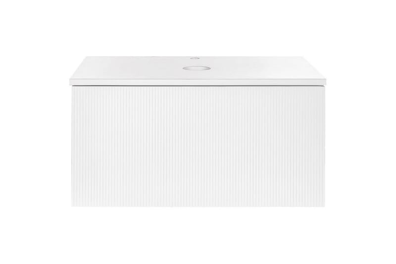 Tvättställsskåp Alzira Vit, 80x52x40 cm - Vit, 80x52x40 cm - Förvaring - Badrumsförvaring & tvättstuga inredning - Badrumsskåp
