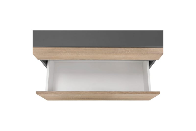 Tvättställsskåp Wisla 80x35x55 cm, Antracit/Ek - 80x35x55 cm, Antracit/Ek - Förvaring - Badrumsförvaring & tvättstuga inredning - Badrumsskåp