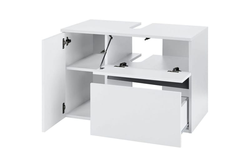 Tvättställsskåp Wisla 80x45x53 cm, Vit - 80x45x53 cm, Vit - Förvaring - Badrumsförvaring & tvättstuga inredning - Badrumsskåp