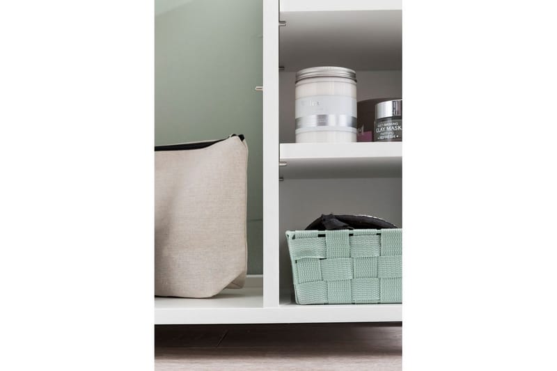 Tvättställsskåp Wohnling Folierad spånskiva 1 dörr 3 förvaringshyllor modern - Förvaring - Badrumsförvaring & tvättstuga inredning - Badrumsskåp