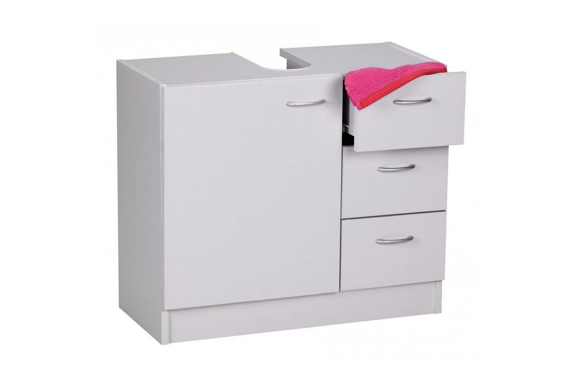 tvättställsskåp wohnling folierad spånskiva 1 dörr 3 lådor modern -