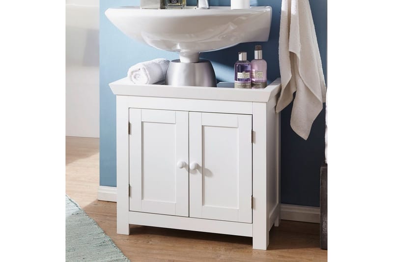 Tvättställsskåp Wohnling King Lackad MDF 2 Dörrar Modern - Förvaring - Badrumsförvaring & tvättstuga inredning - Badrumsskåp